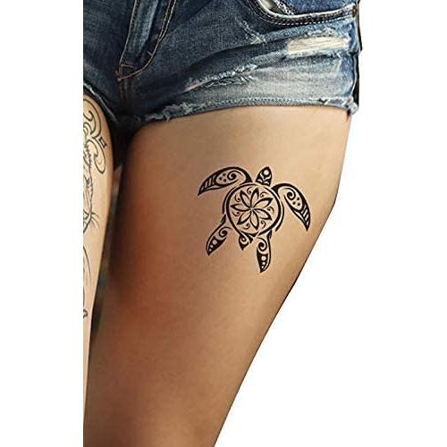 Tatuajes Temporales Tortugas Maorí Tribal 30 Piezas
