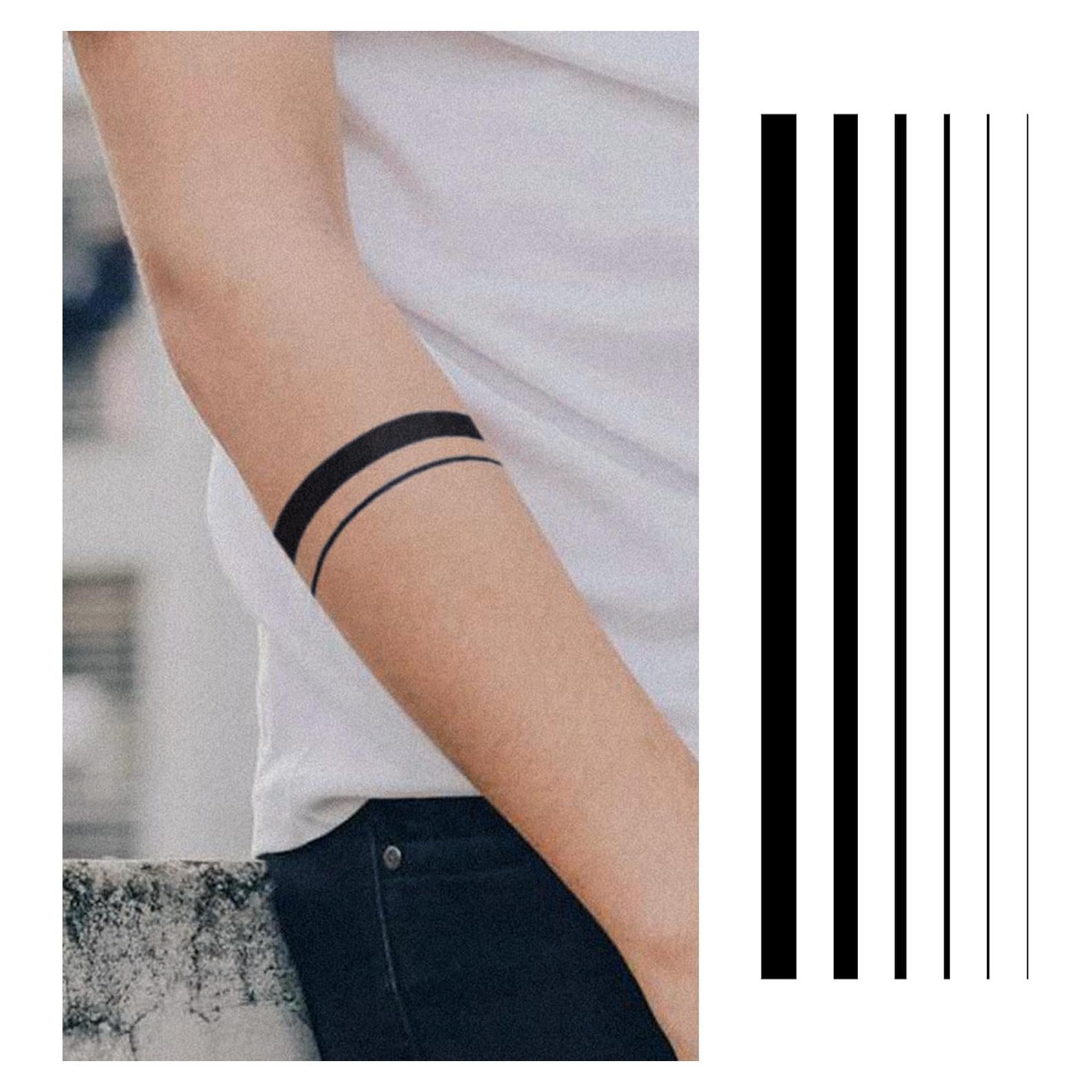 Tatuajes Temporales Minimalistas WEEKINK - Larga Duración, Geométricos