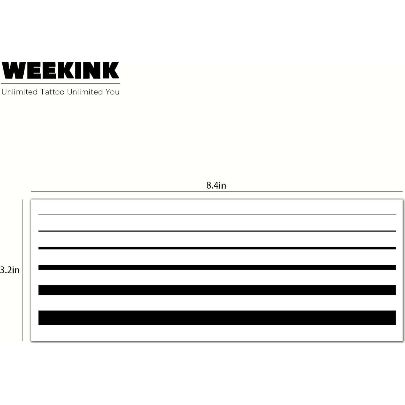 Tatuajes Temporales Minimalistas WEEKINK - Larga Duración, Geométricos