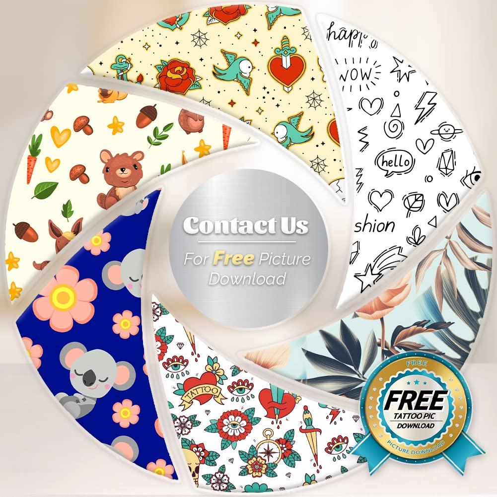 Papel de Transferencia Tatuajes Temporales TransOurDream 10 Juegos
