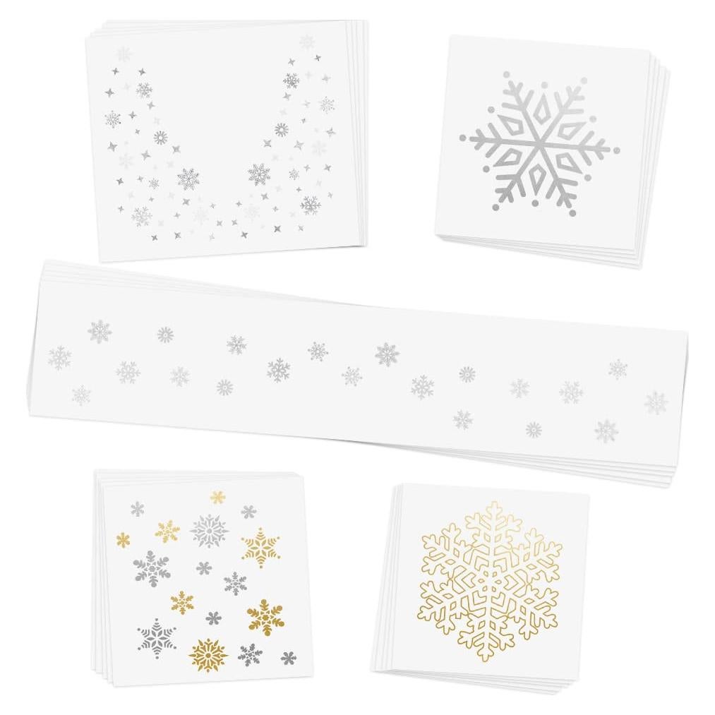 Set de 25 Tatuajes Temporales Metálicos Flash Tattoos