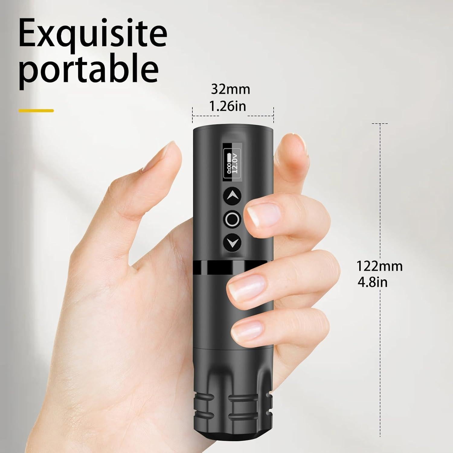 Kit de Máquina de Tatuaje Inalámbrica MK 2000mAh con Agujas