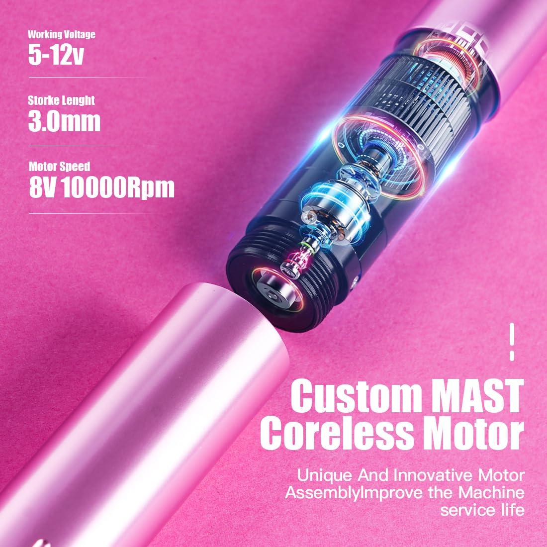 Kit de Tatuaje Completo Mast Tattoo Tour Y22 con 20 Agujas