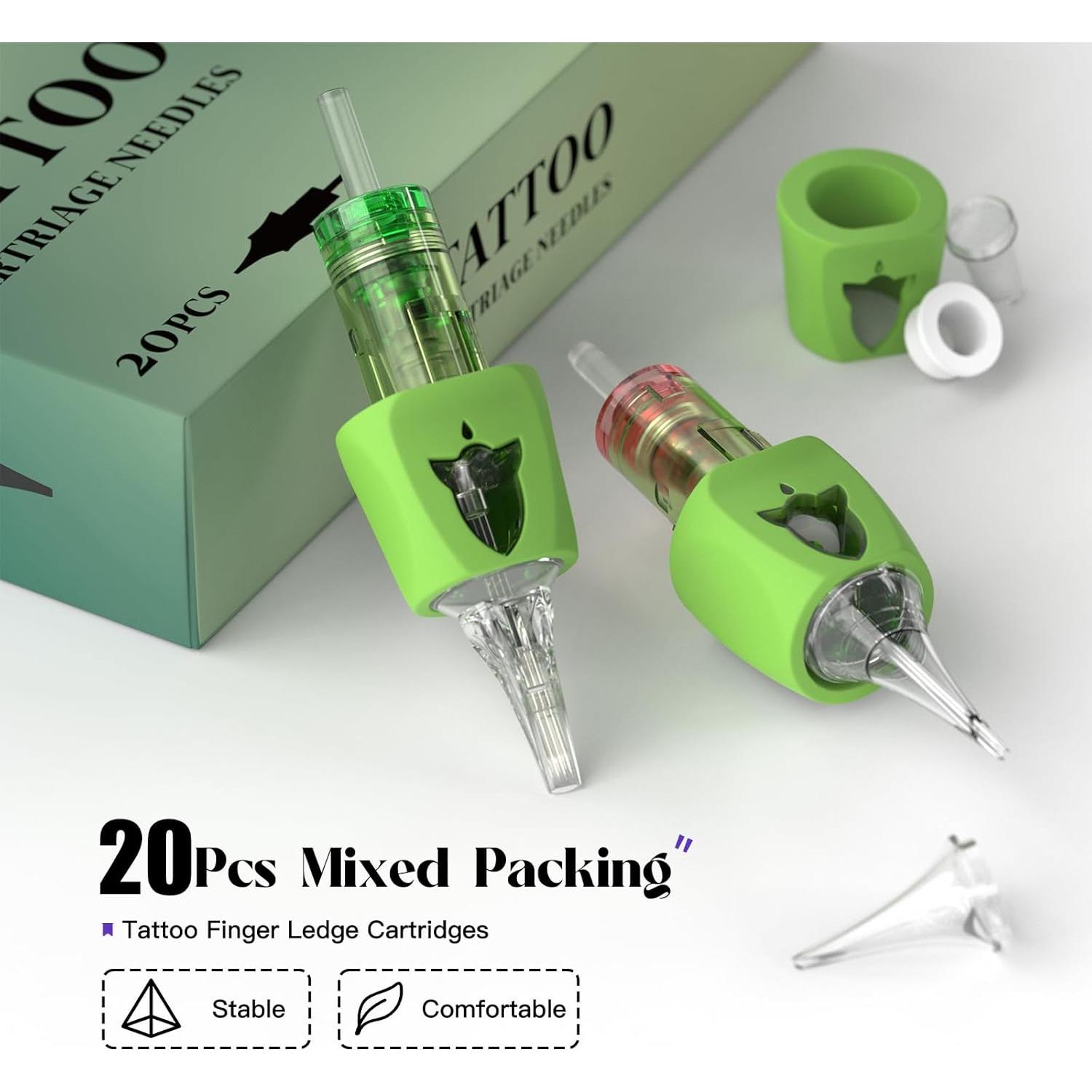 Kit de Tatuaje Inalámbrico Wormhole 73 Piezas con Batería 1300mAh