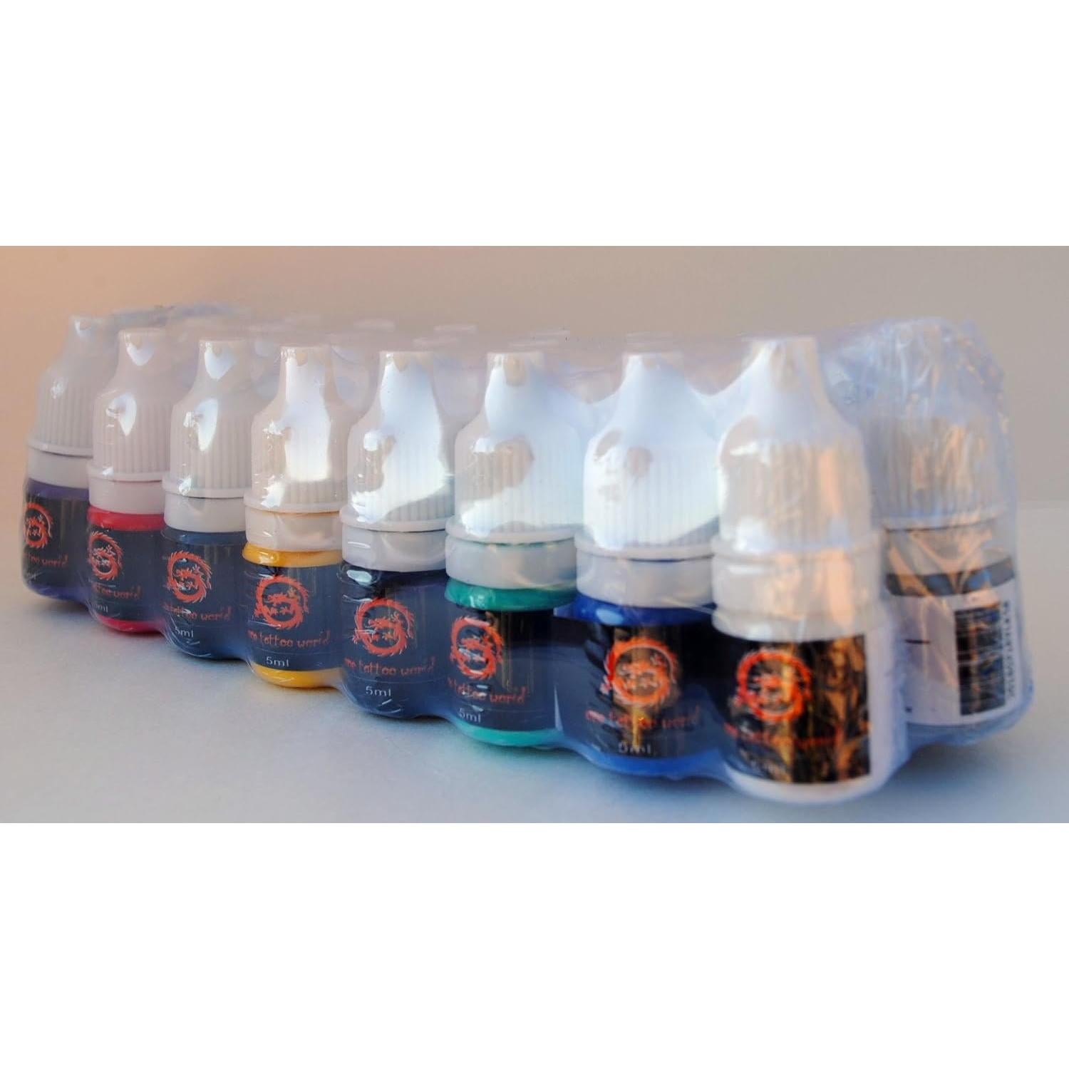 Kit de Tatuaje Profesional OTW-KTB215A - 2 Máquinas, 15 Tintas 5ml