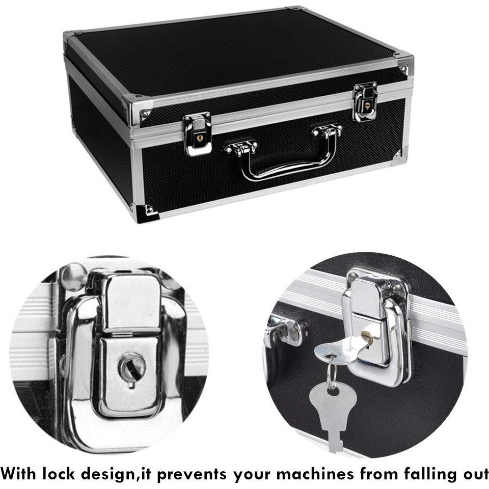 Caja de Maquillaje para Tatuajes Yuelong Negra 32x24x13 cm