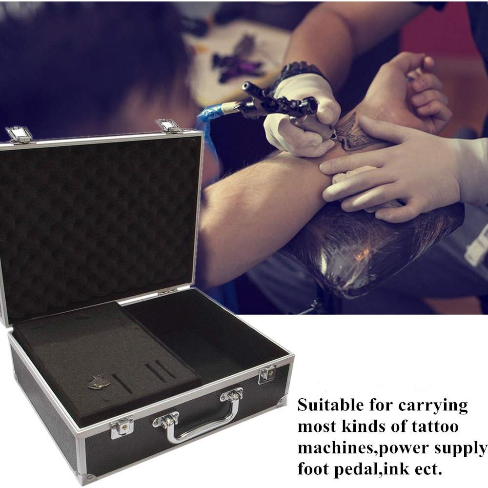 Caja de Maquillaje para Tatuajes Yuelong Negra 32x24x13 cm