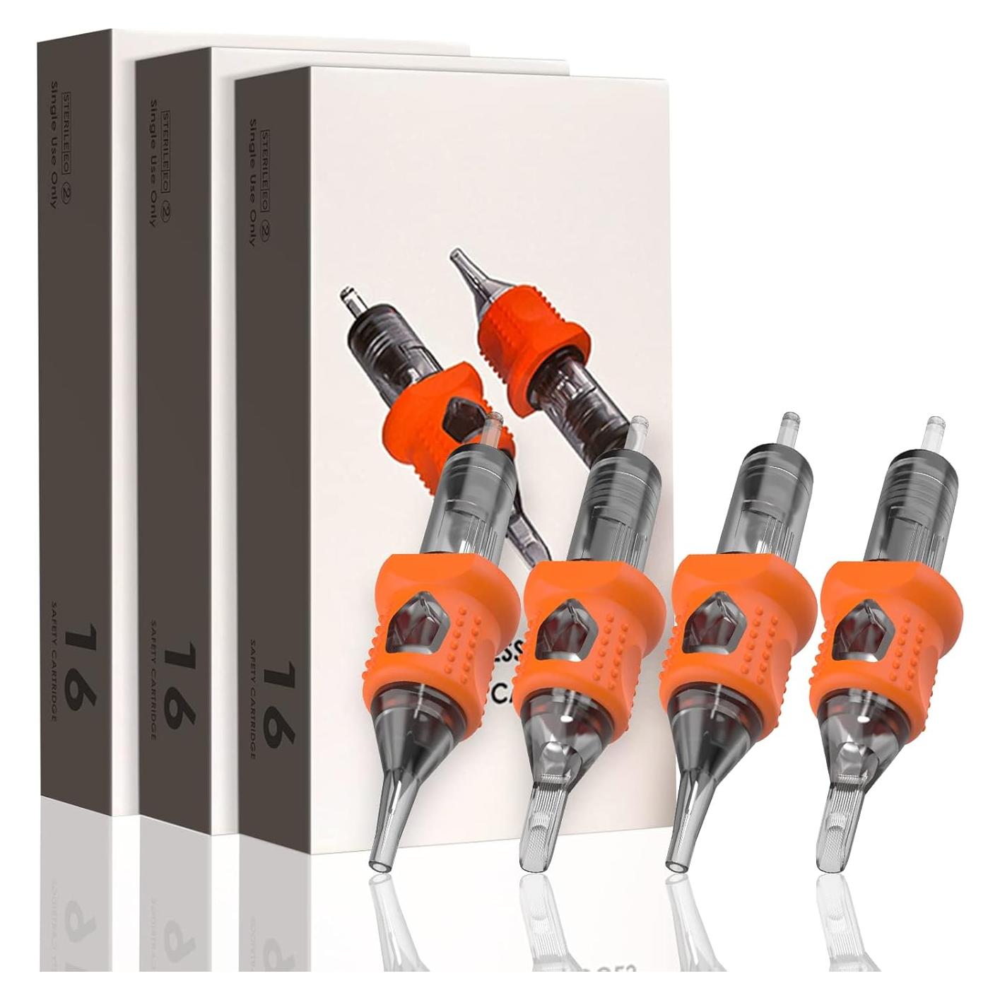 Agujas de Cartucho de Tatuaje INKin 80Pcs Mixtas #12 0.35mm