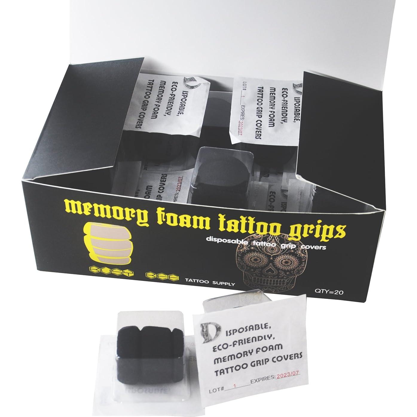 Cubierta de Agarre de Espuma BISIBITA2 para Tatuajes 20pcs