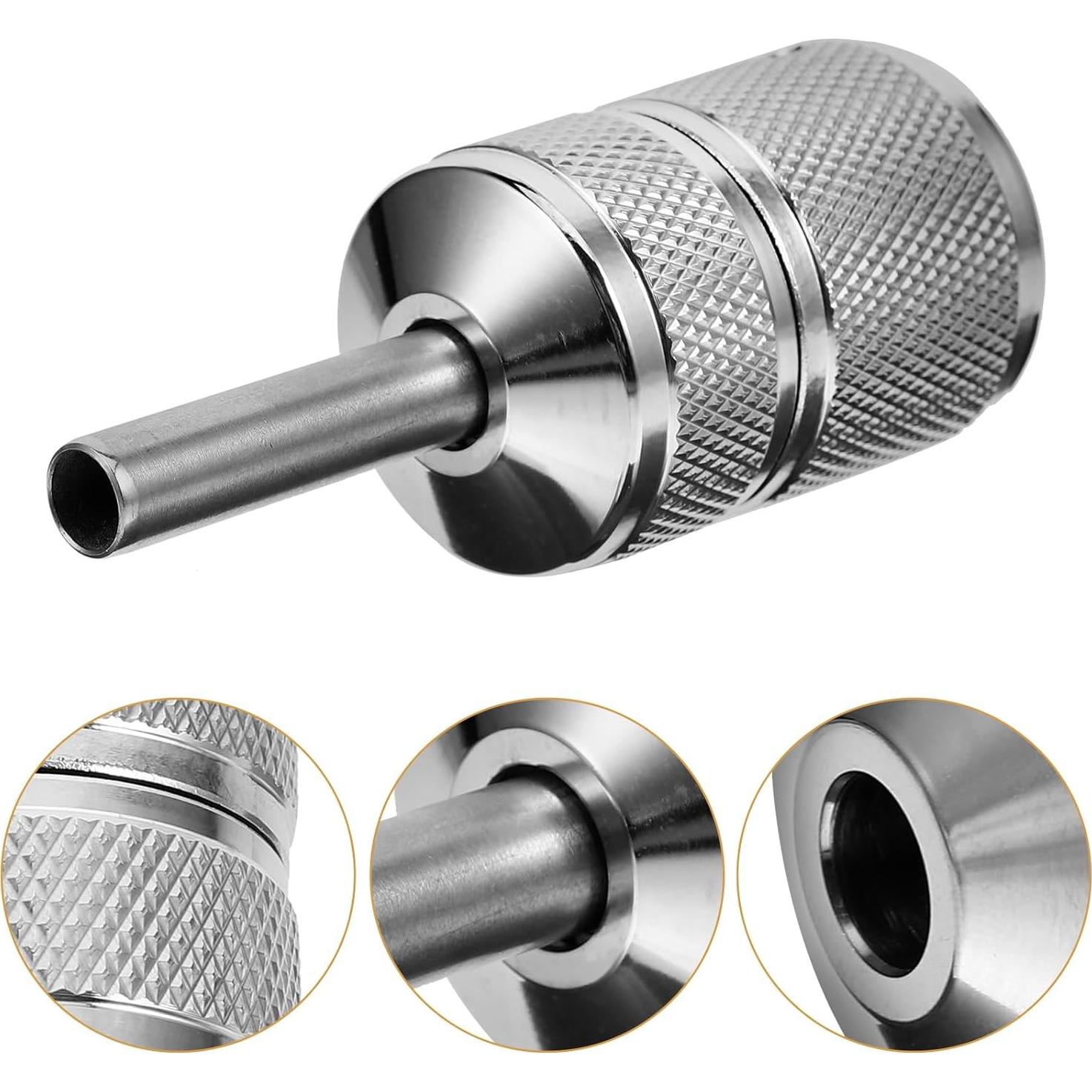 Agarre de Tatuaje Artibetter Acero Inoxidable 30mm Antideslizante