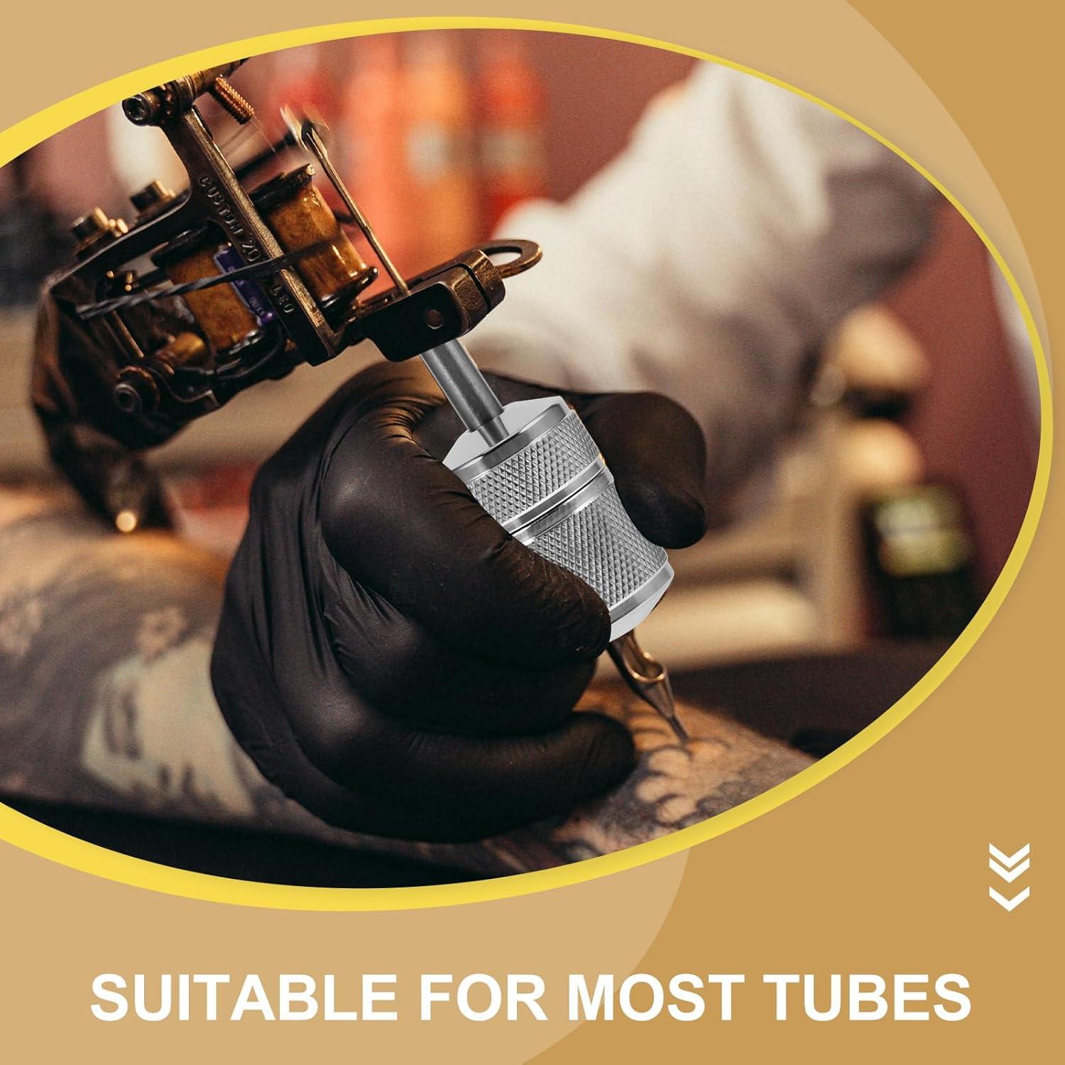 Agarre de Tatuaje Artibetter Acero Inoxidable 30mm Antideslizante