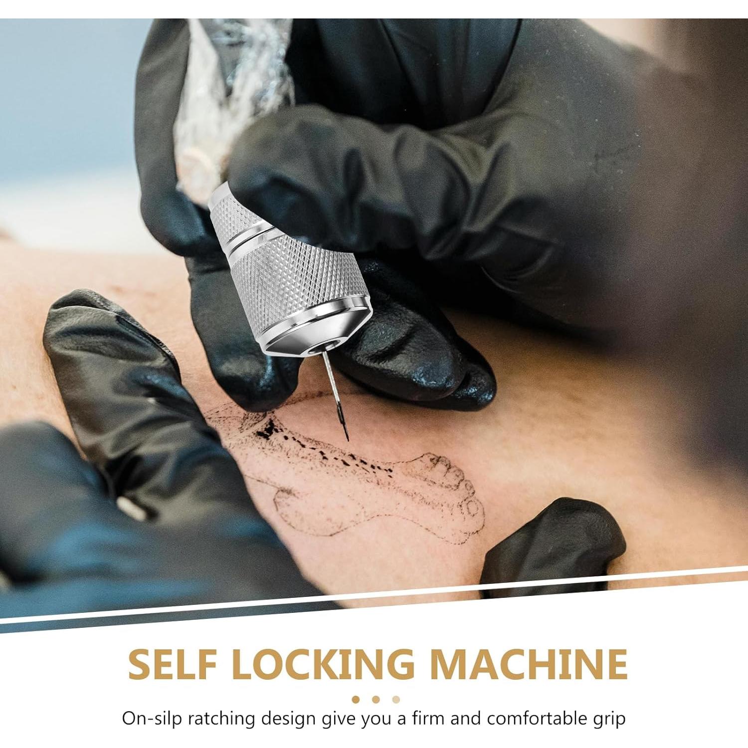 Agarre de Tatuaje Artibetter Acero Inoxidable 30mm Antideslizante