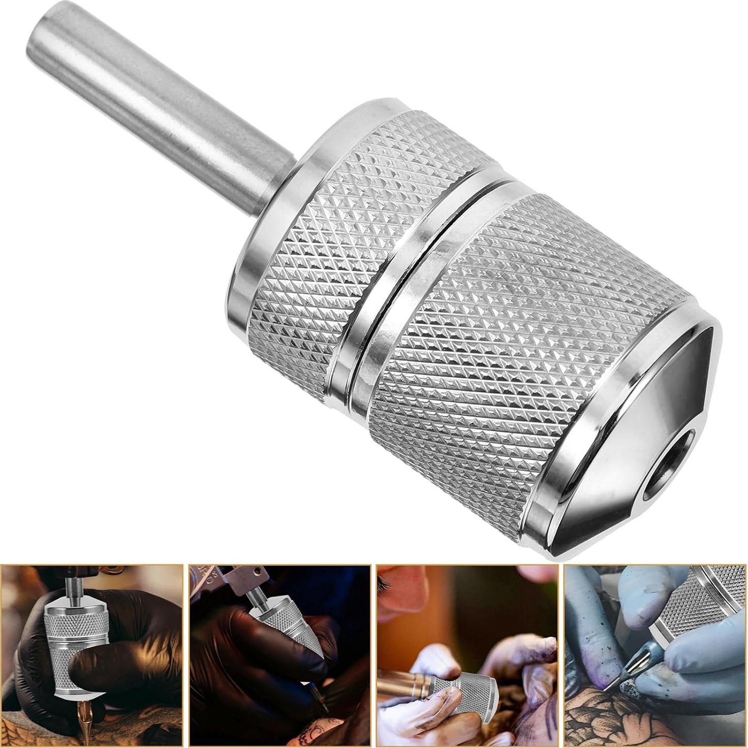 Agarre de Tatuaje Artibetter Acero Inoxidable 30mm Antideslizante