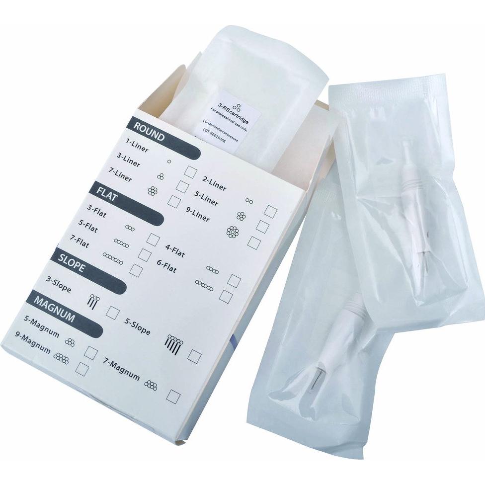 Agujas desechables para tatuajes CHUSE C5 3RS - 10 piezas