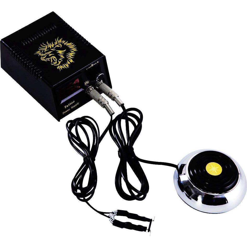 Pedal de Tatuaje y Cable de Clip Nuevo Star Tattoo 360 GEM Pro