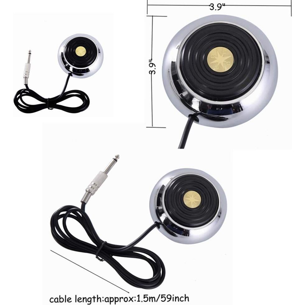 Pedal de Tatuaje y Cable de Clip Nuevo Star Tattoo 360 GEM Pro