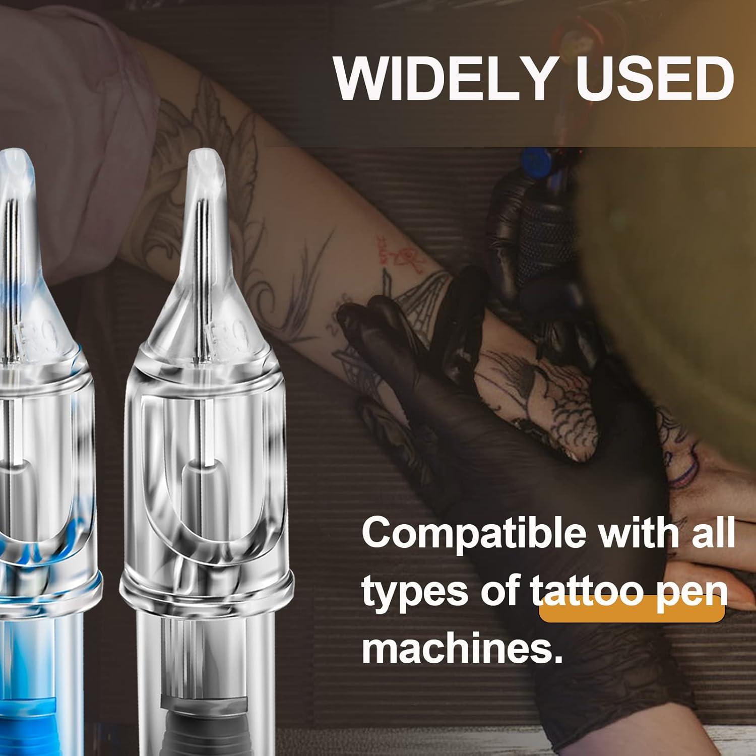 Cartuchos de Agujas de Tatuaje TONBAO 60pcs Variados 0.35mm