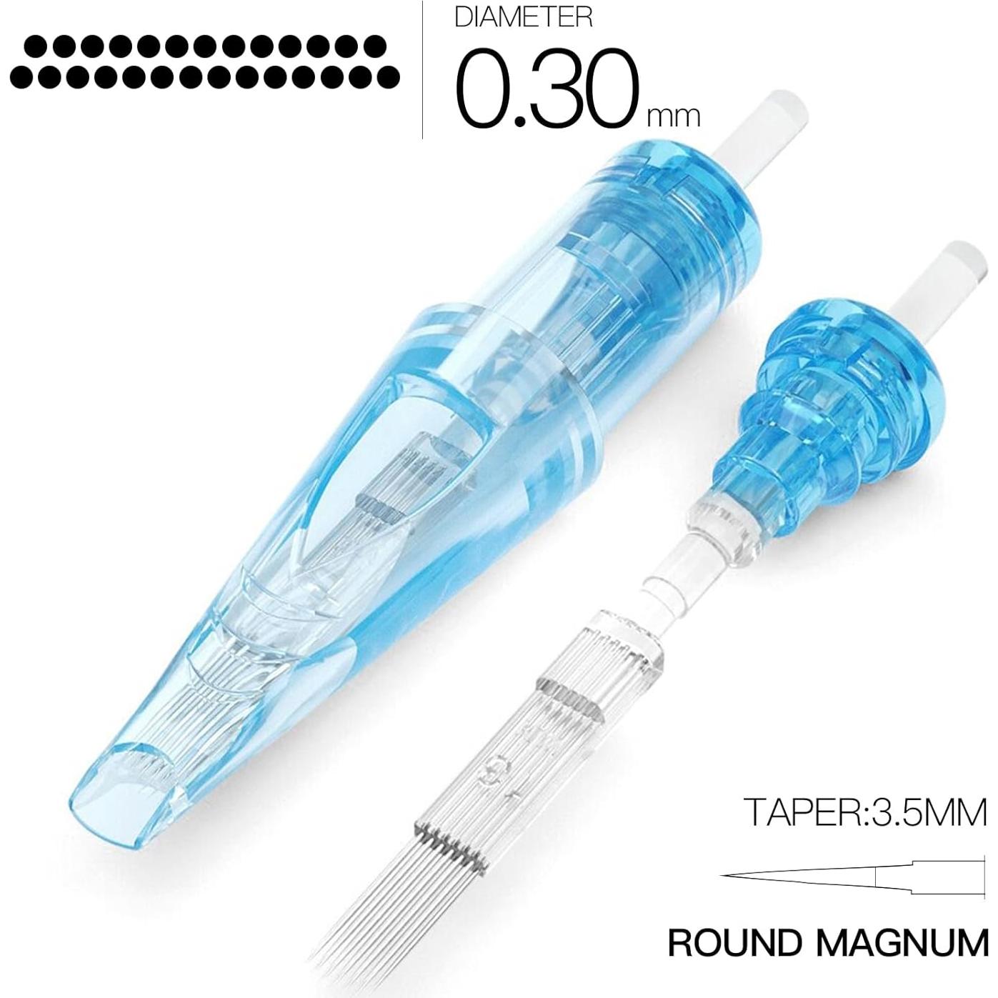 Agujas de Tatuaje MAST TATTOO 20Pcs Curvadas Magnum 1027RM