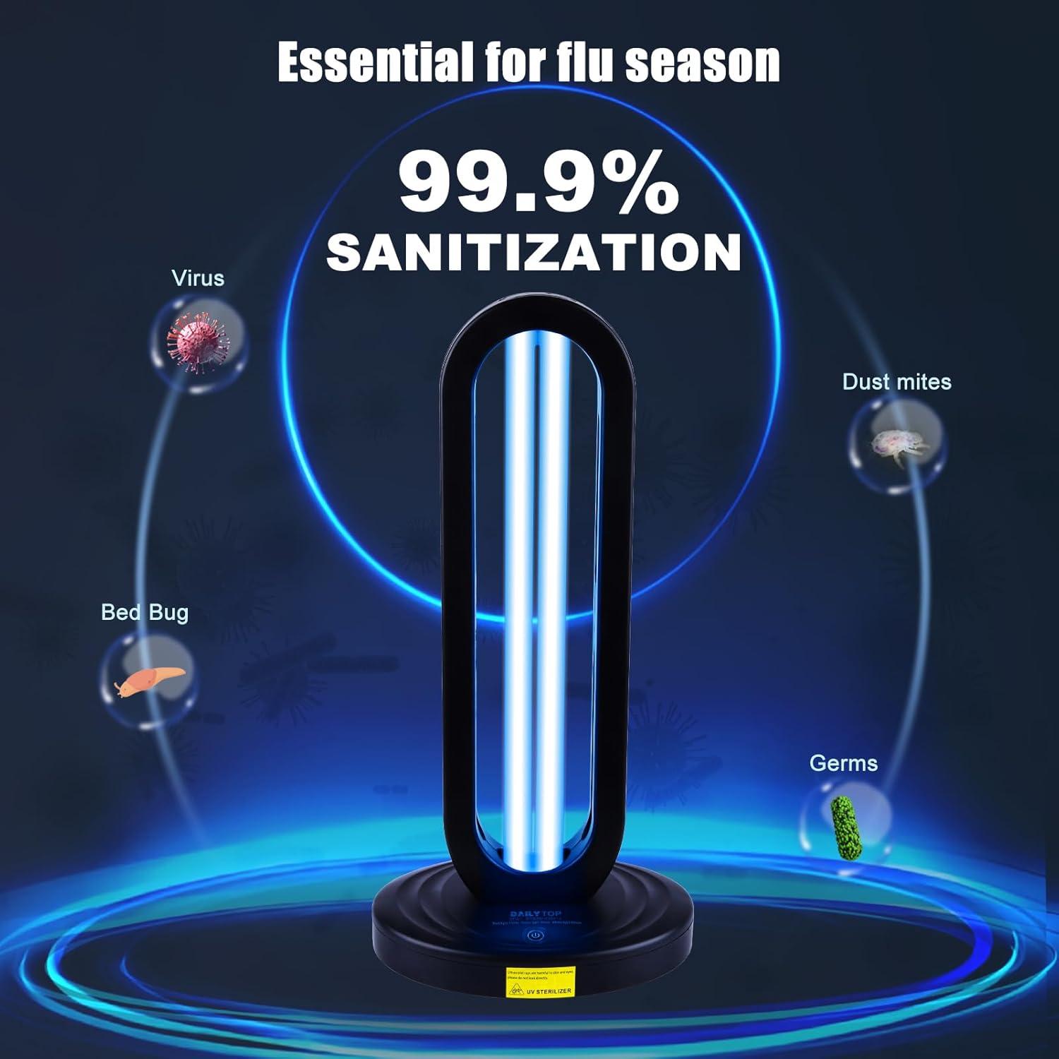 Desinfectante UV con Ozono Dailytop 718 - Control Remoto