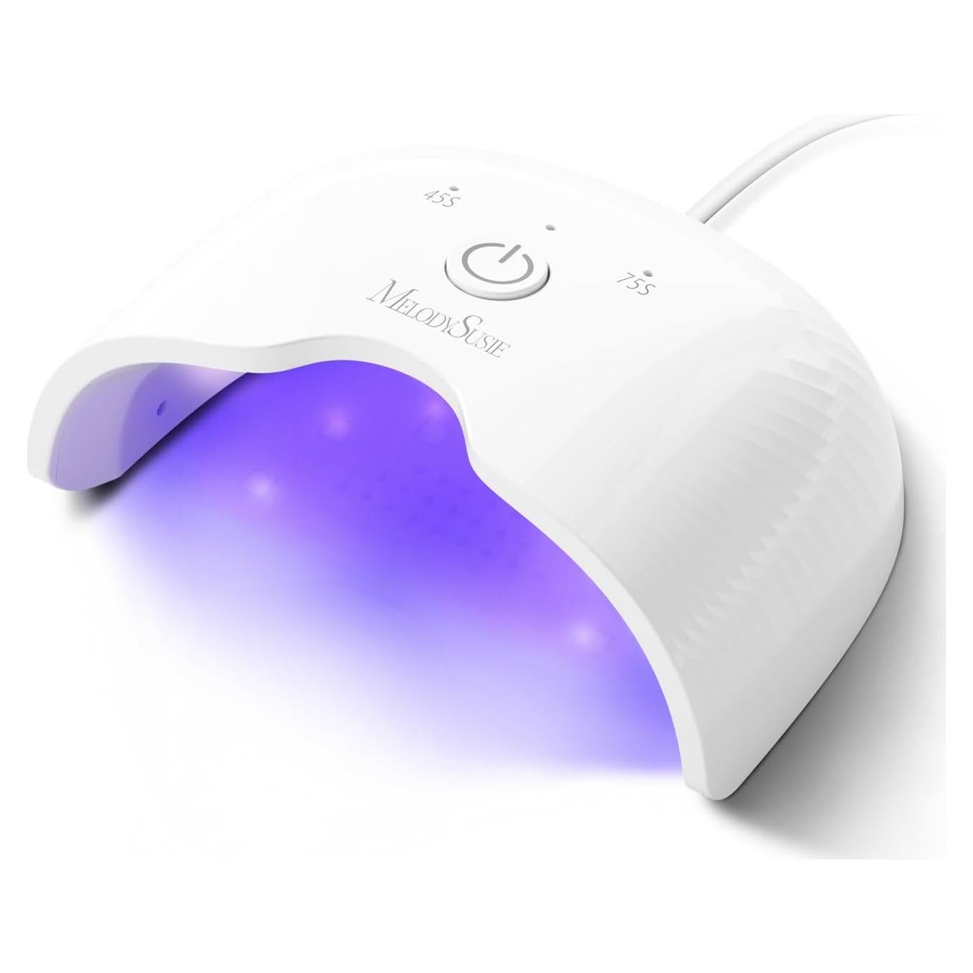Lámpara UV para Uñas MelodySusie ART06F 12.7x7.6cm Blanca
