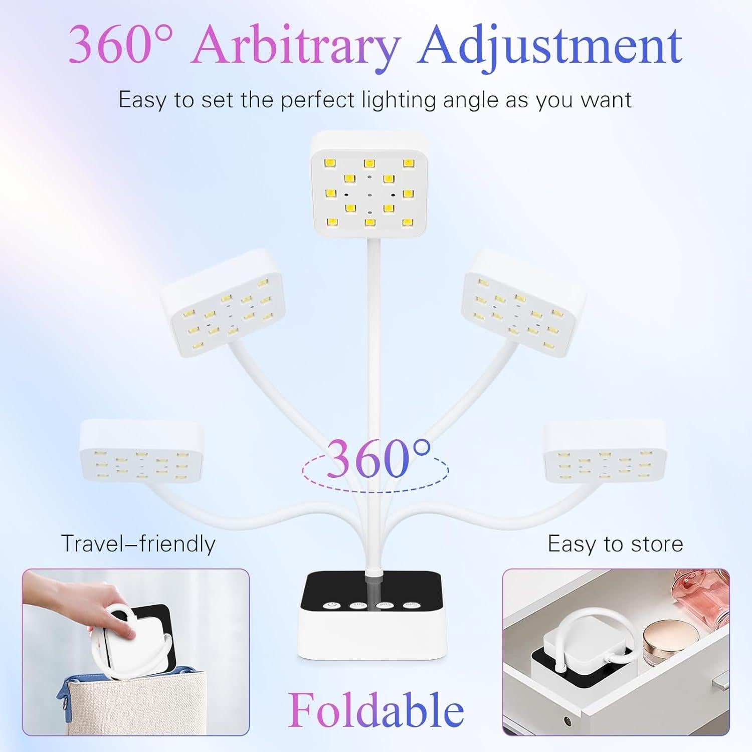 Lámpara LED para Uñas de Gel Smallegg 36W Inalámbrica