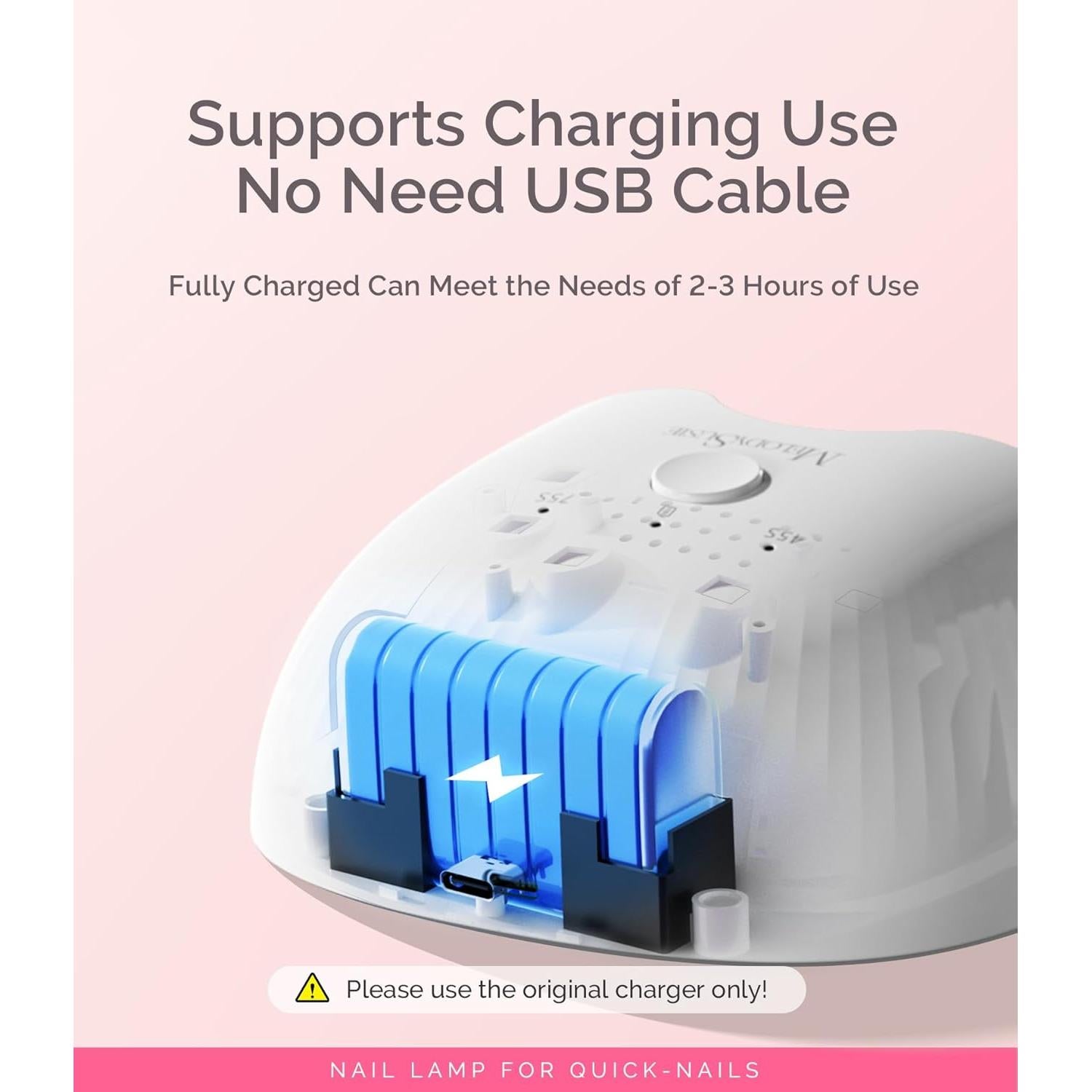 Lámpara UV de Uñas Inalámbrica MelodySusie P-Art06G 1000mAh