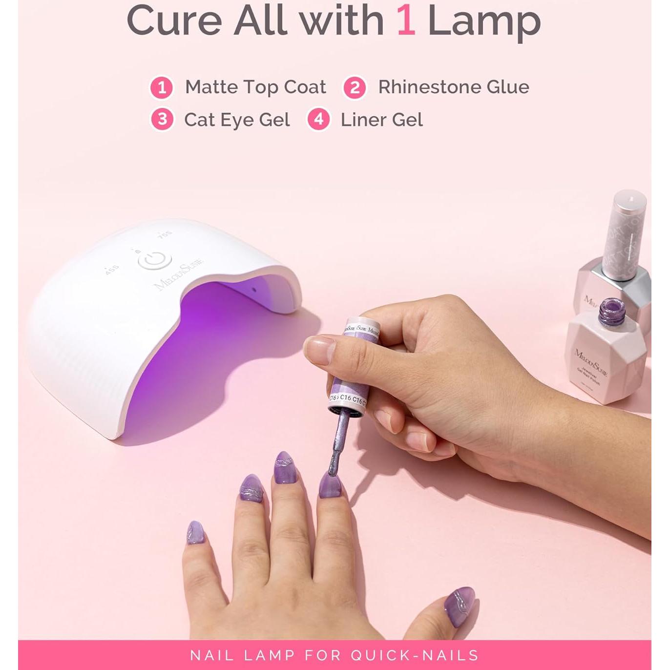 Lámpara UV de Uñas Inalámbrica MelodySusie P-Art06G 1000mAh