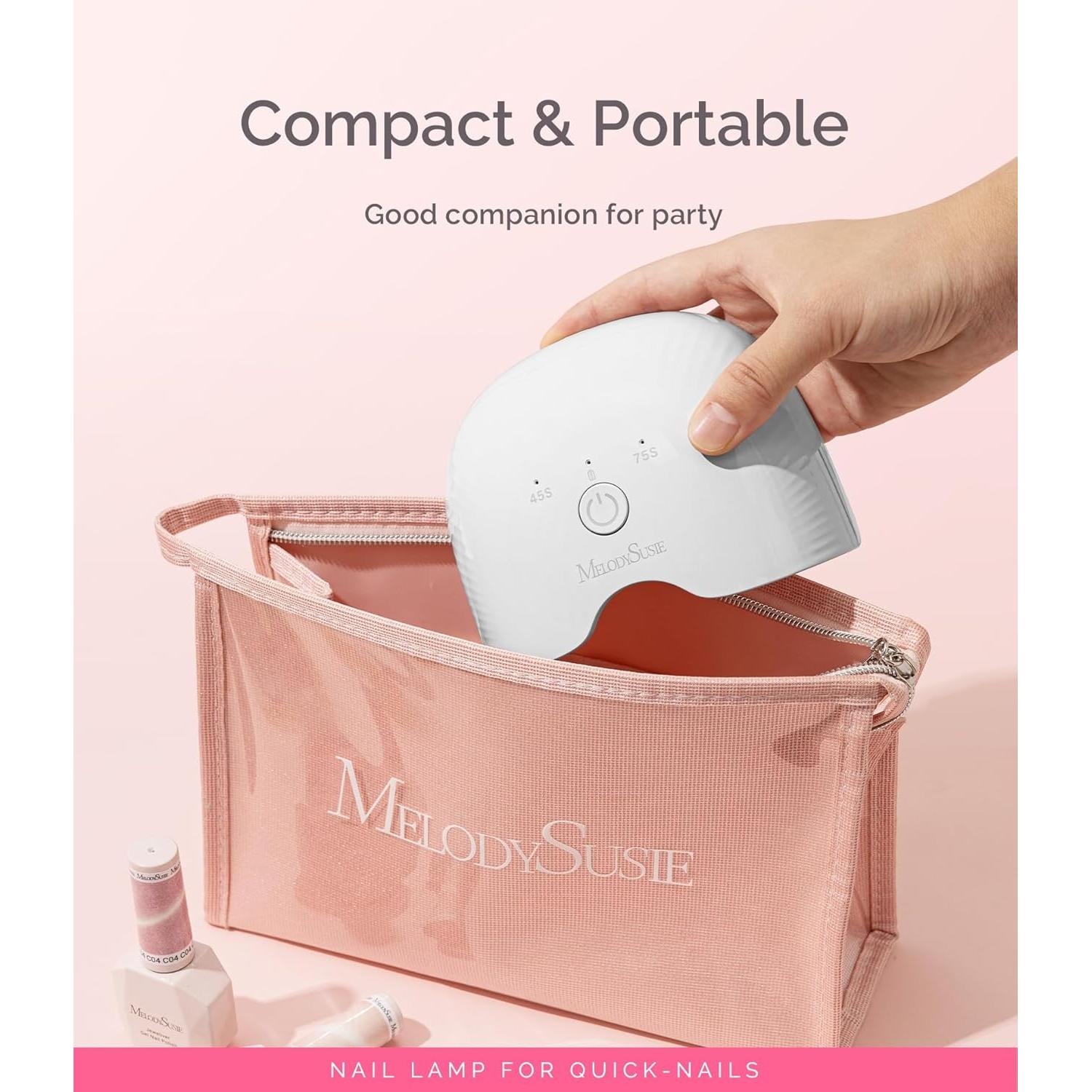 Lámpara UV de Uñas Inalámbrica MelodySusie P-Art06G 1000mAh