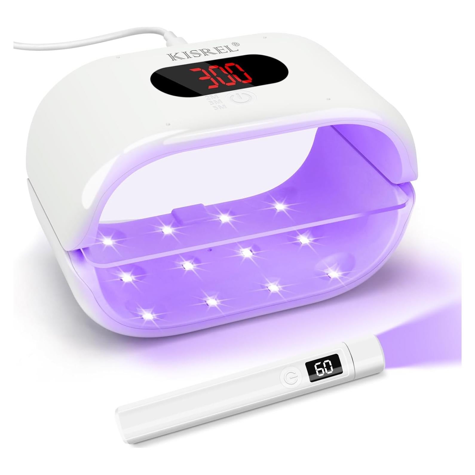 Luz UV KISREL 36W Doble Cara con Linterna UV 2 en 1