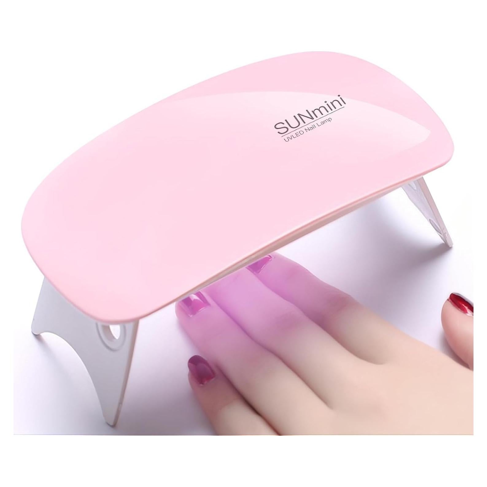 Lámpara LED UV para Uñas Gel ZBJBinCH 6W Portátil Plegable