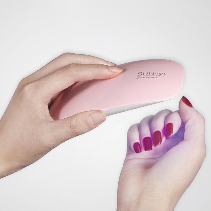 Lámpara LED UV para Uñas Gel ZBJBinCH 6W Portátil Plegable