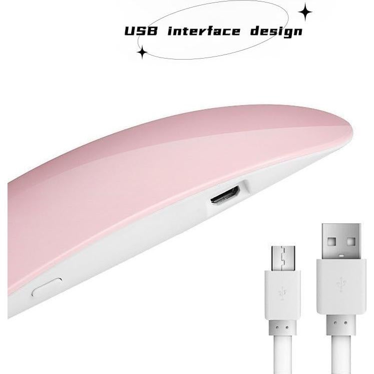 Lámpara LED UV para Uñas Gel ZBJBinCH 6W Portátil Plegable