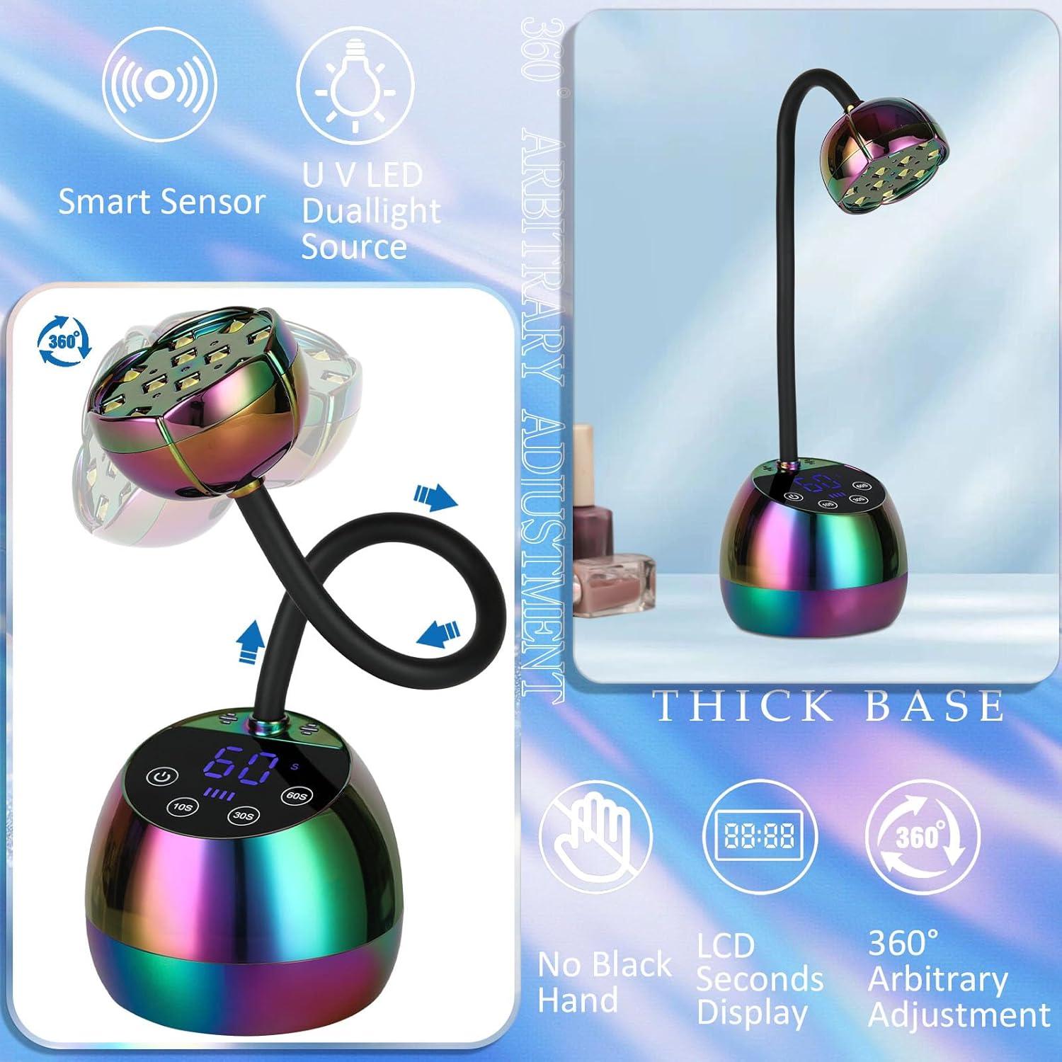 Lámpara UV LED PHAIN 36W Inalámbrica para Uñas Gel con Sensor