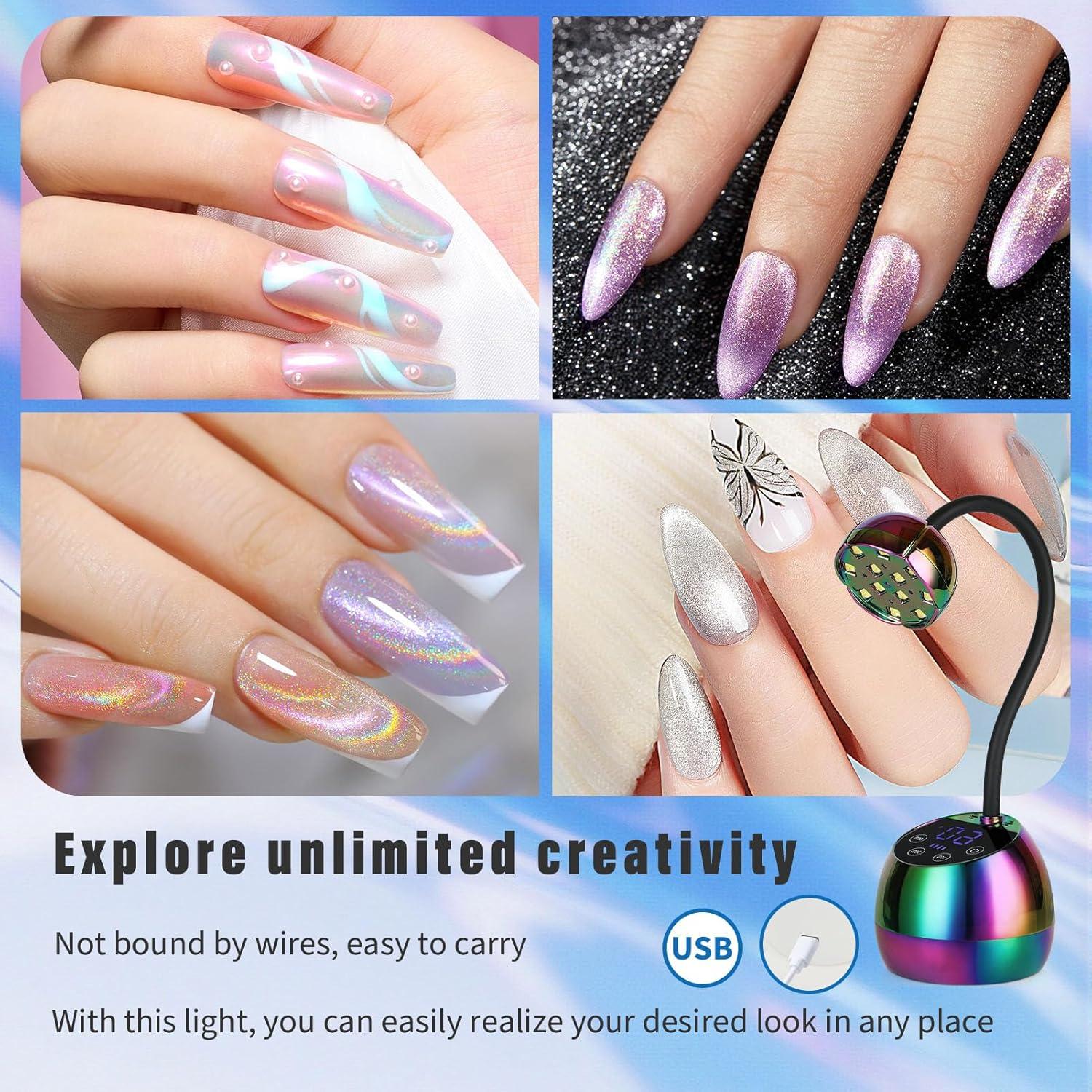 Lámpara UV LED PHAIN 36W Inalámbrica para Uñas Gel con Sensor