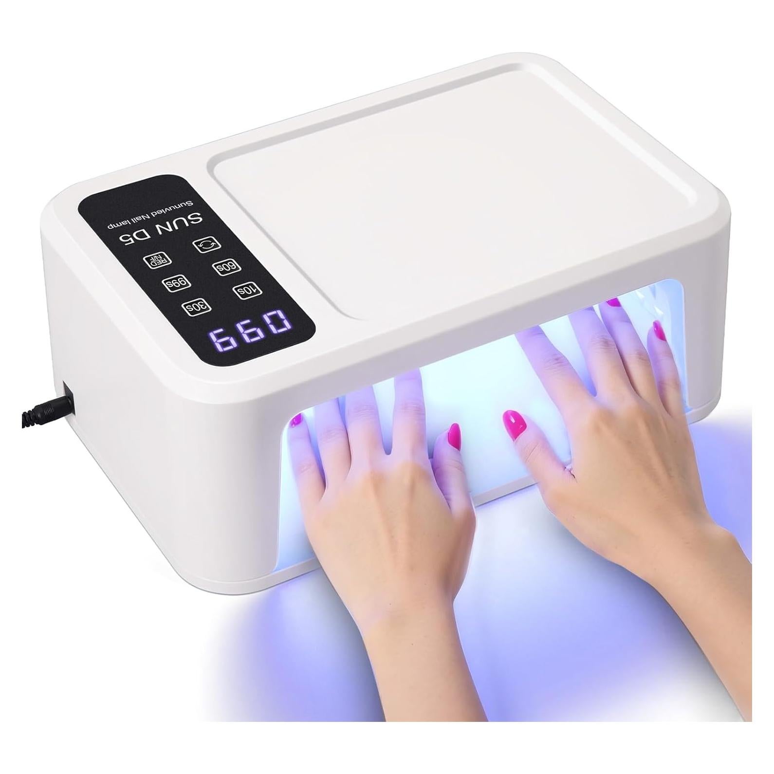 Lámpara UV LED DianaNail WL-EN9R-WIO4 para Uñas de Gel 140 Perlas