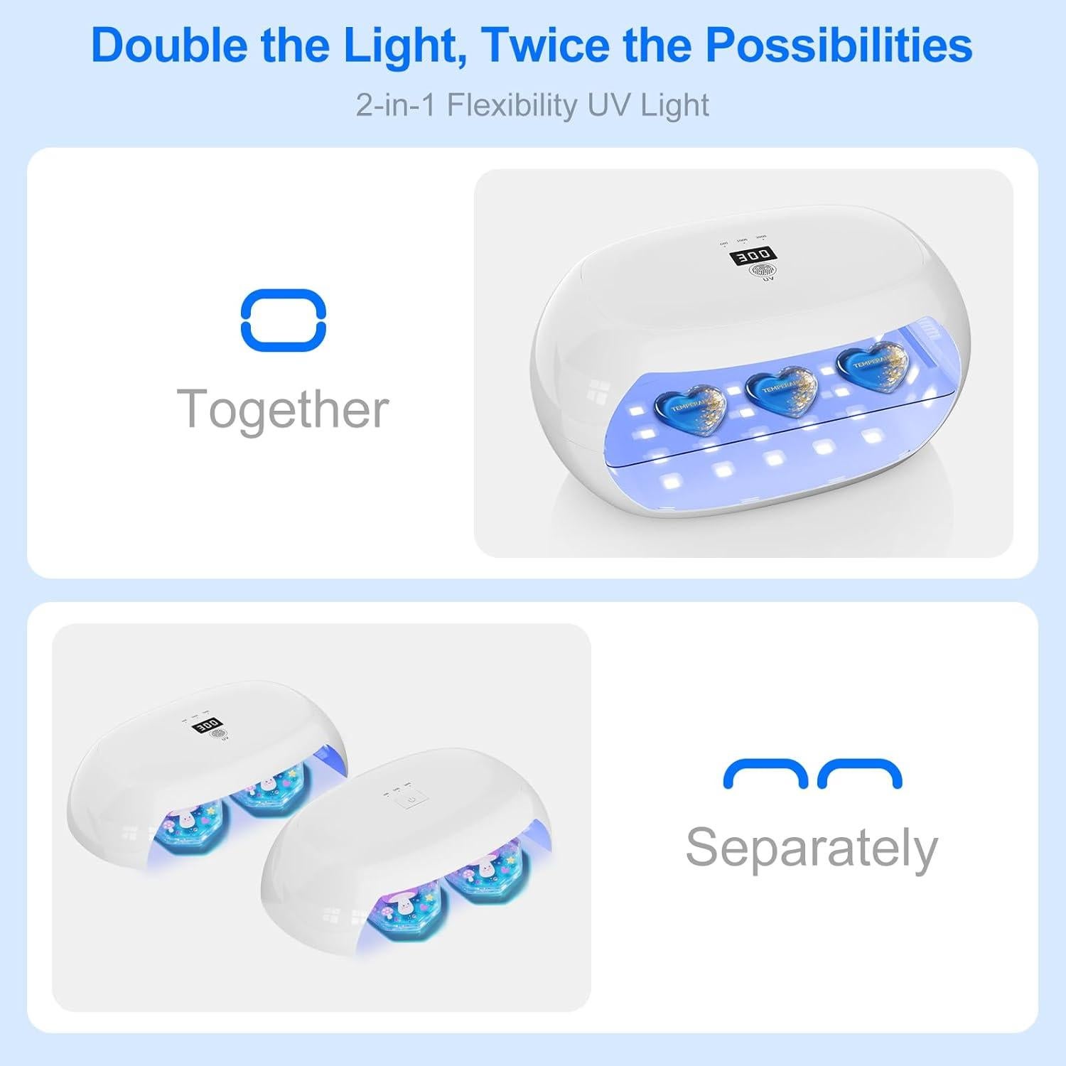 Lámpara UV PUWANJILI para Curado de Resina 56 LED 360°