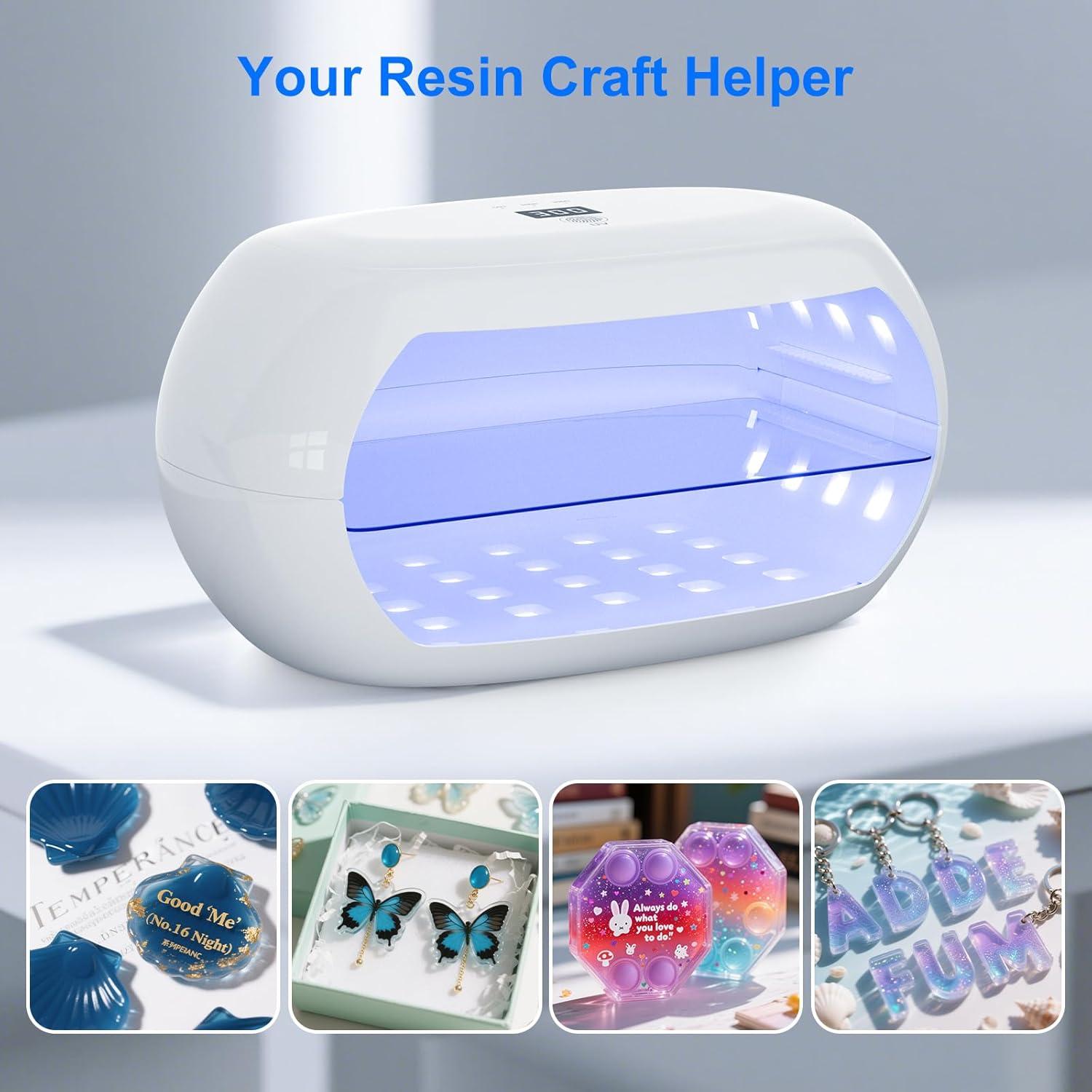 Lámpara UV PUWANJILI para Curado de Resina 56 LED 360°