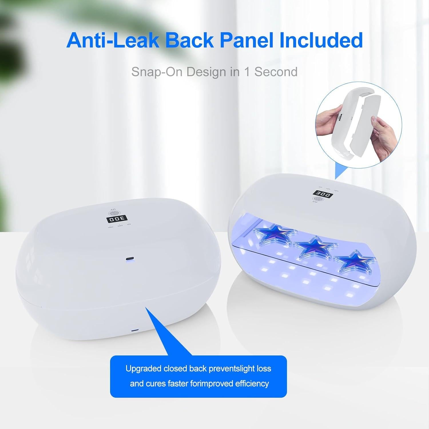 Lámpara UV PUWANJILI para Curado de Resina 56 LED 360°