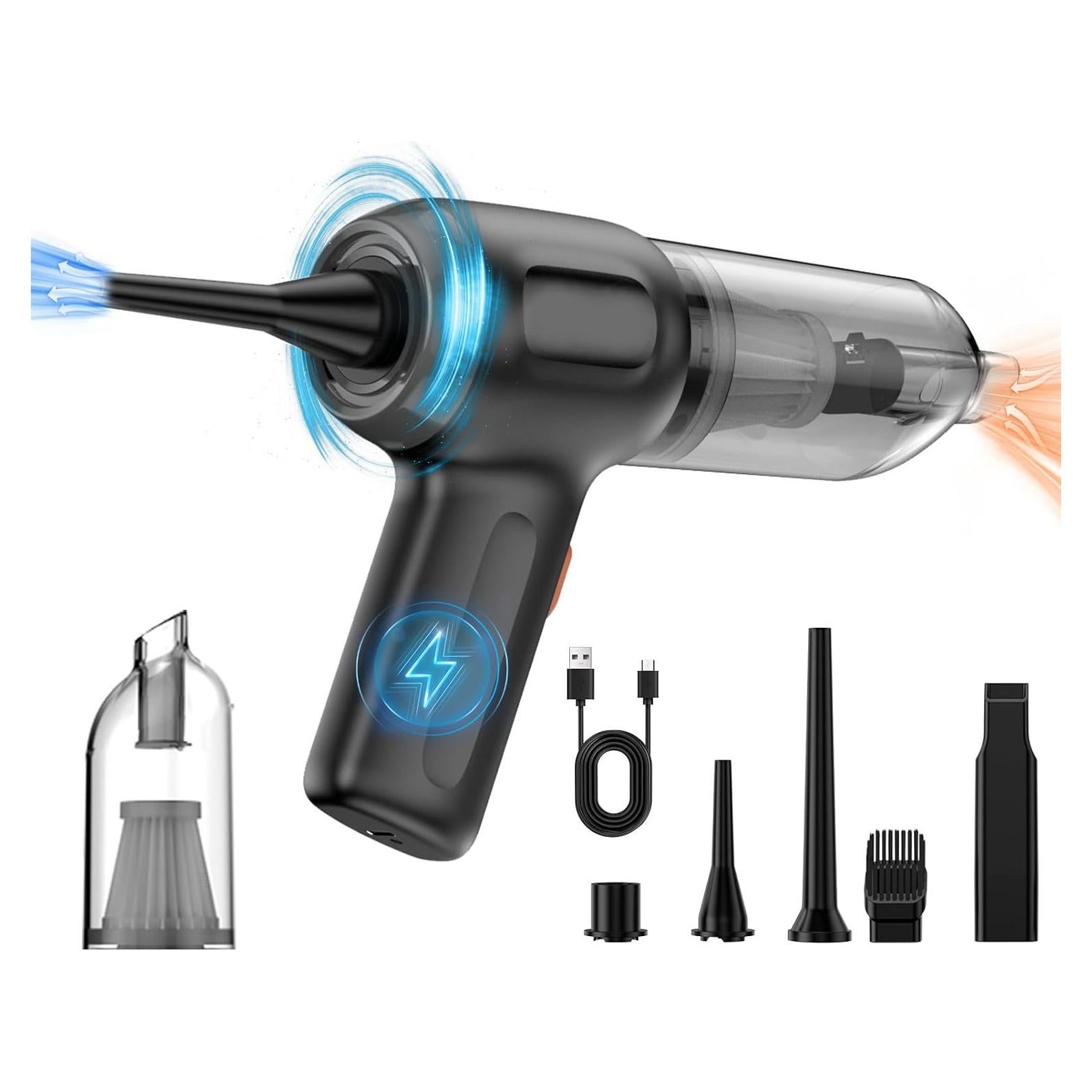 Soplador de Aire Comprimido MARLALL VC019 Recargable Negro