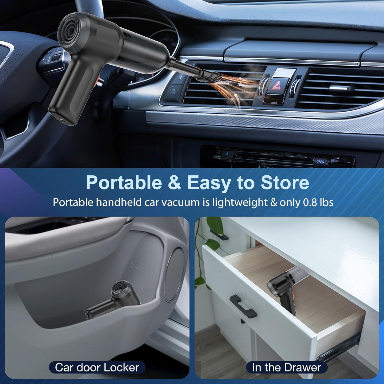 Soplador de Aire Comprimido MARLALL VC019 Recargable Negro