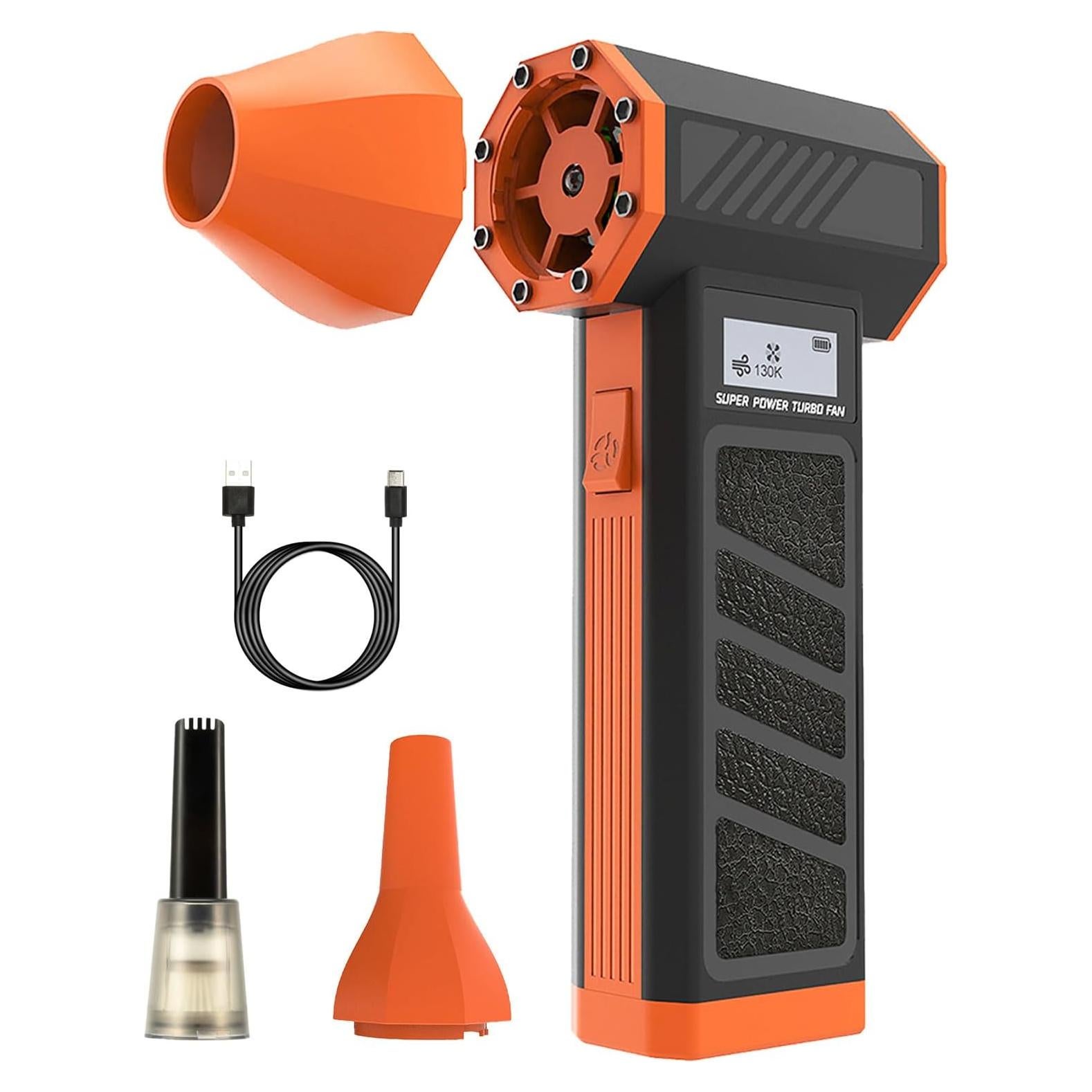 Soplador de Aire Comprimido Tzuoen 2 en 1 Recargable 130000RPM