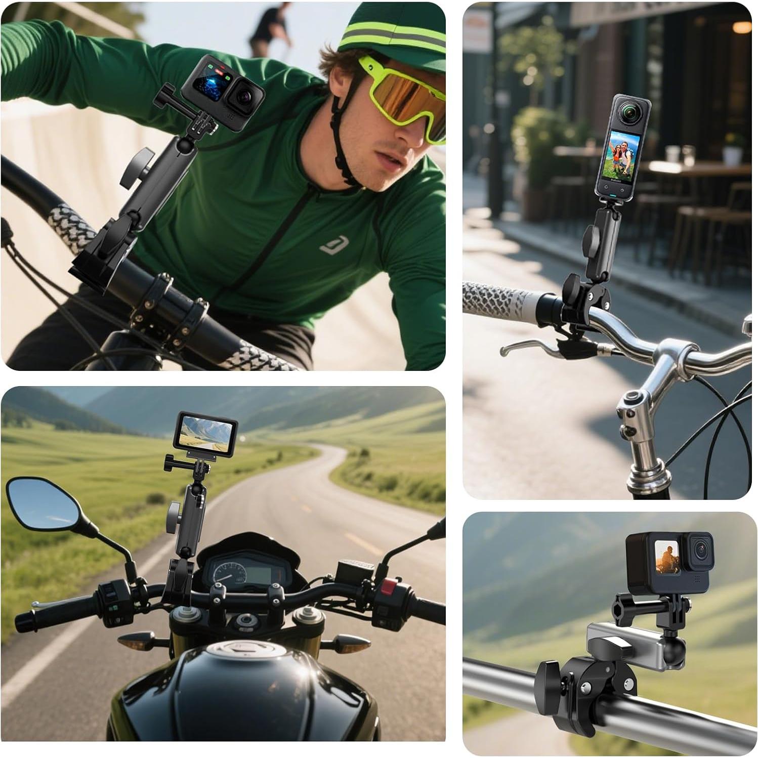 Soporte de Manillar Ajustable para Cámara GoPro y Osmo - MC-10