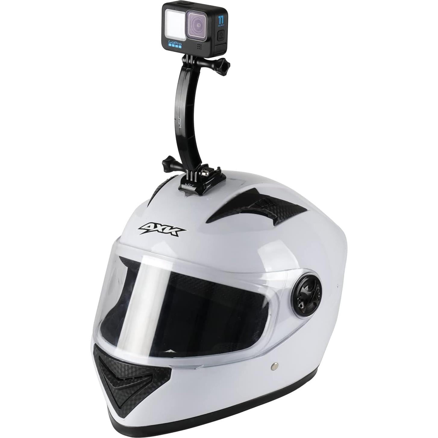 HSU Kit de Brazo de Extensión Curvado 3 en 1 para GoPro