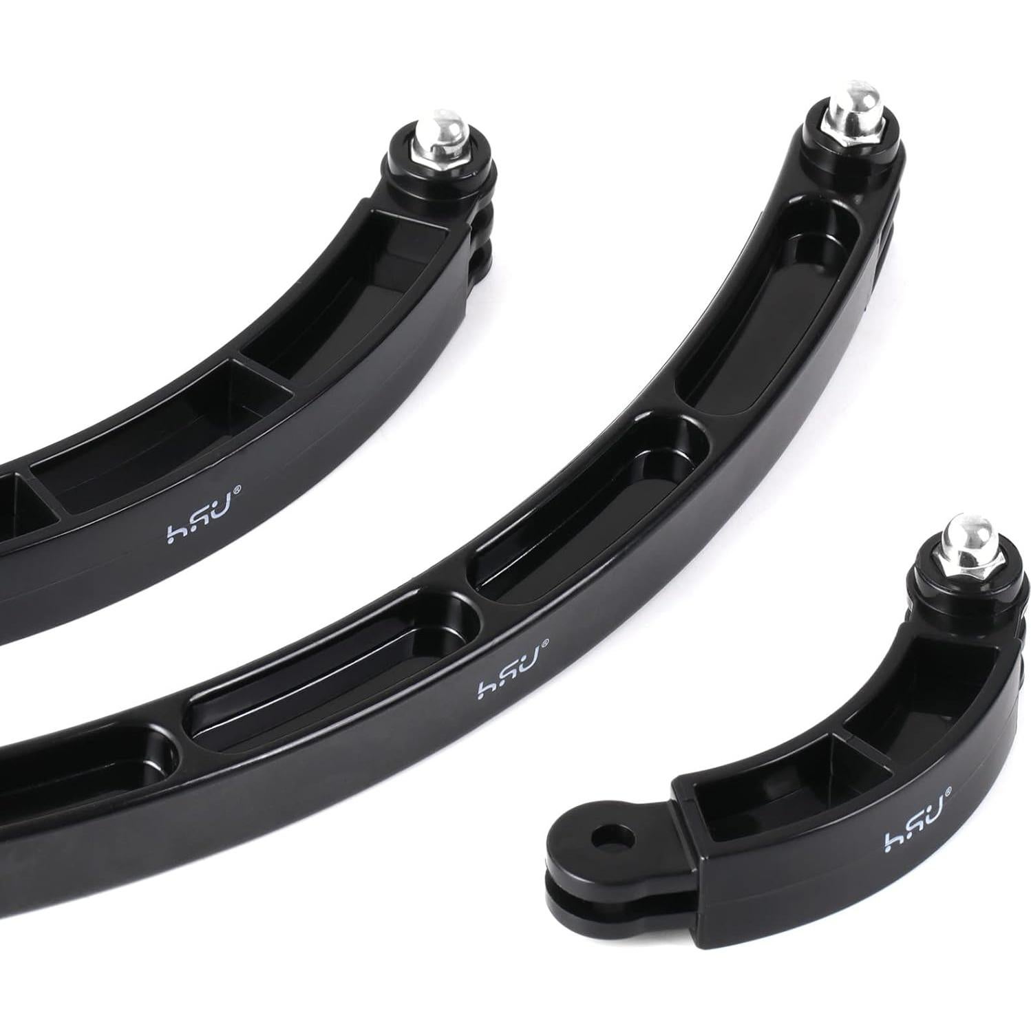 HSU Kit de Brazo de Extensión Curvado 3 en 1 para GoPro