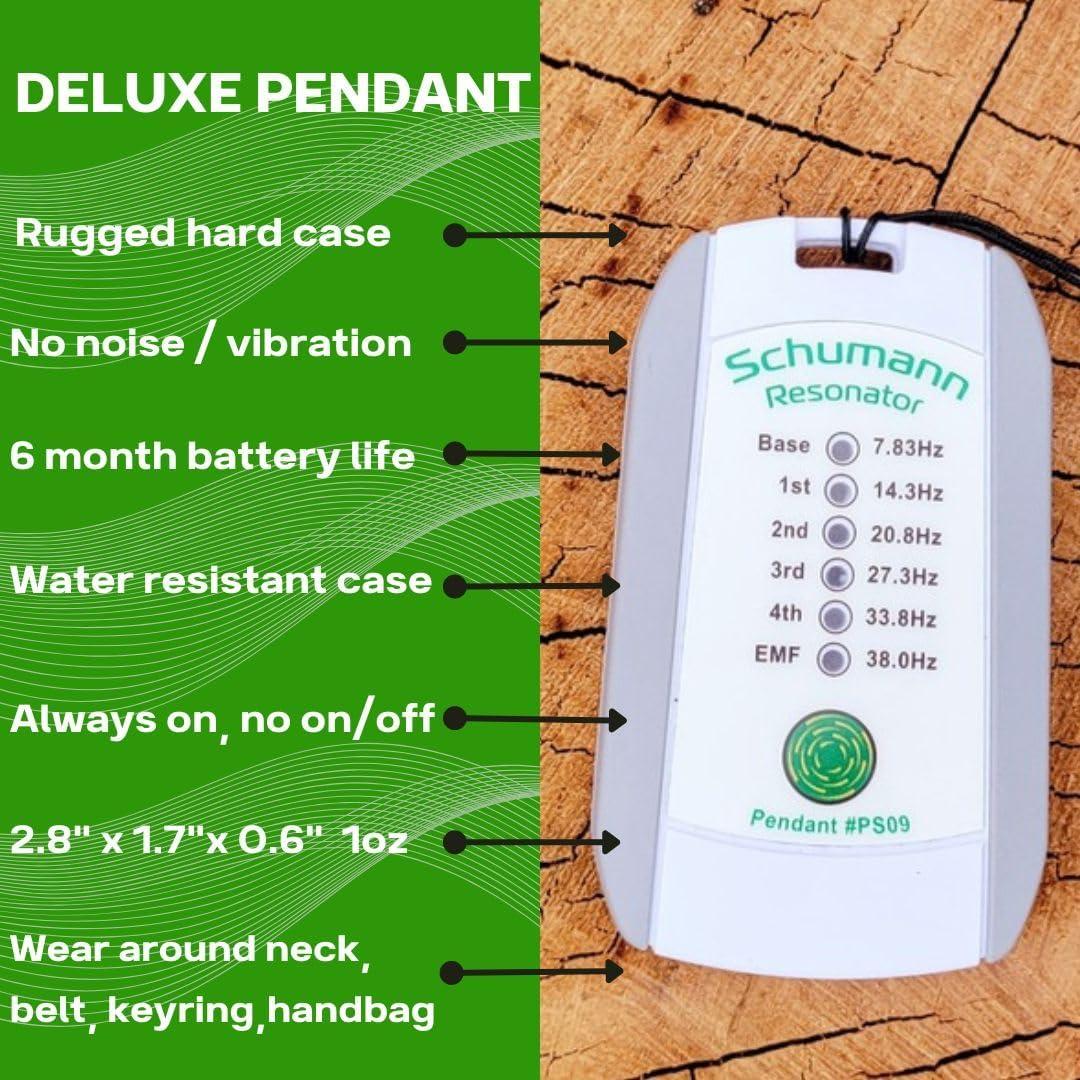Colgante Generador de Frecuencia Schumann 7.83Hz QuWave