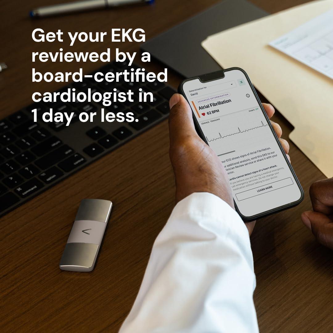 KardiaMobile 6L Max AliveCor | Monitor EKG 6 Derivaciones