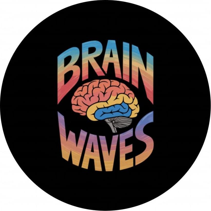 PopSockets Adhesivo PopGrip Olas Cerebrales Diseño Caricatura