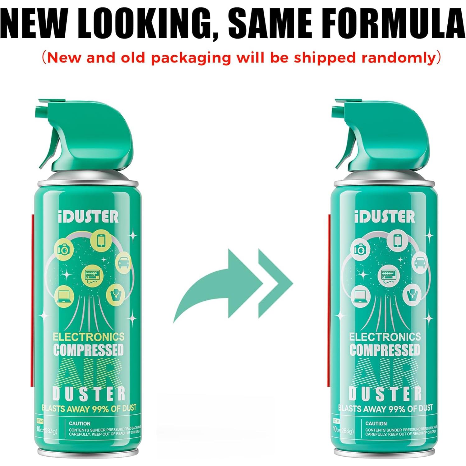 Soplador de Aire Comprimido iDuster 3-Pack 10 oz para Teclados