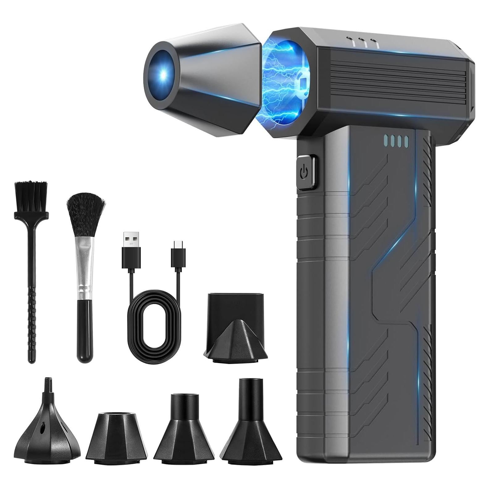 Soplador de Aire Comprimido LGINZS 140W 8000mAh 130000 RPM