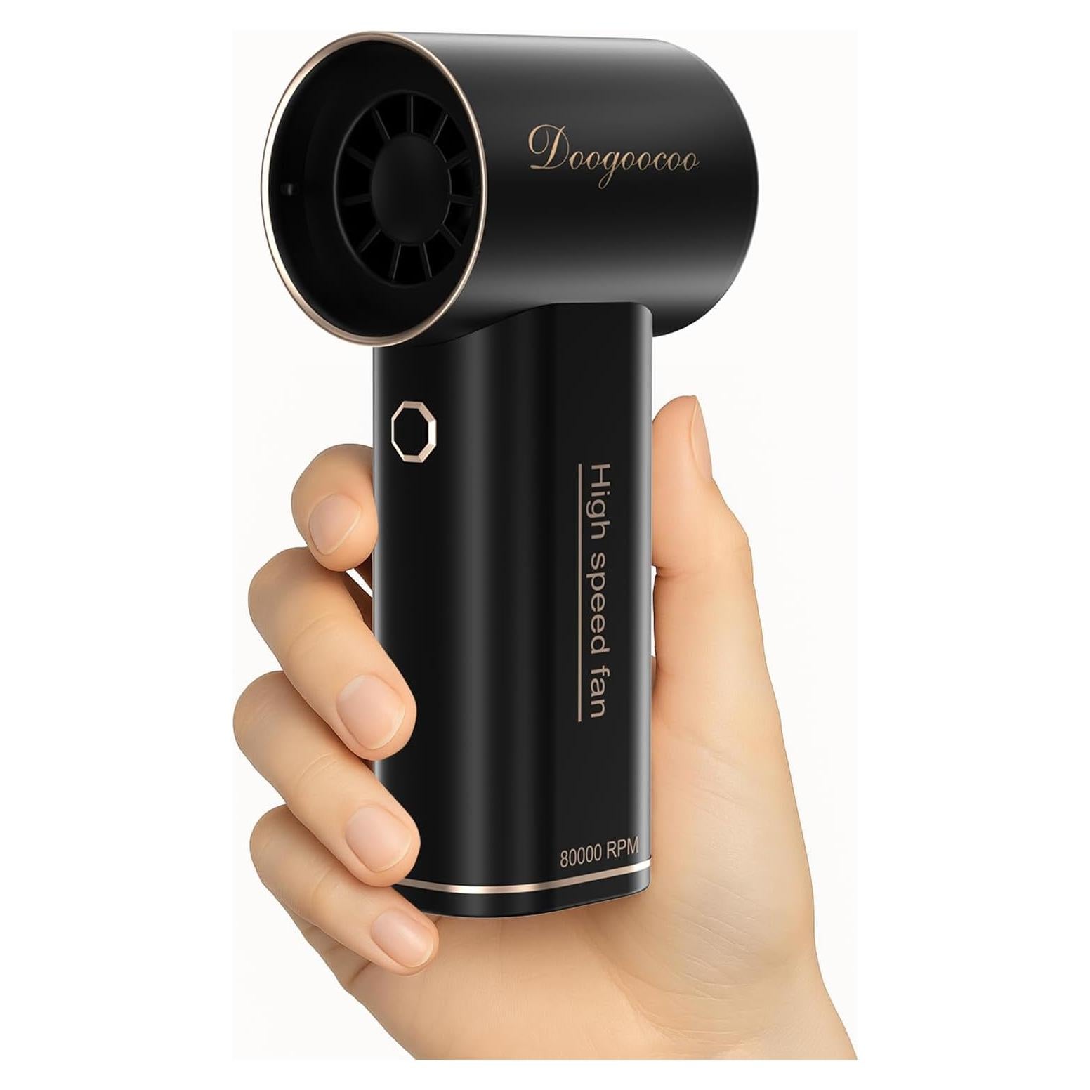 Ventilador Mini Portátil DooGooCoo K66-B1 80000RPM Recargable
